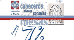 Desktop Screenshot of loscaprichosdemaria.net
